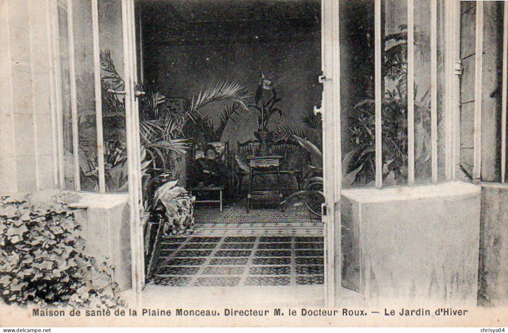 4V4Sb   Paris Maison De La Santé Plaine Monceau Du Dr Roux Le Jardin D'hiver - Andere & Zonder Classificatie