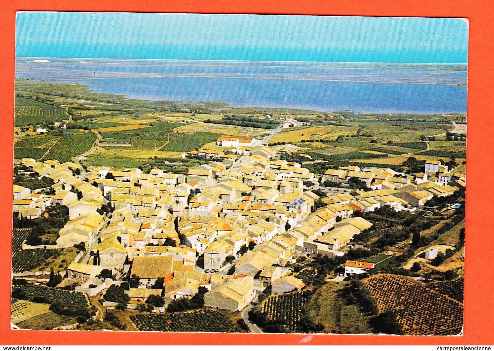 01977 / LAPALME Près De PORT-LA-NOUVELLE 11-Aude Vue Aérienne Sur Village Fond Marais Salants 1972 à BUSELBAUM Paris - Andere & Zonder Classificatie