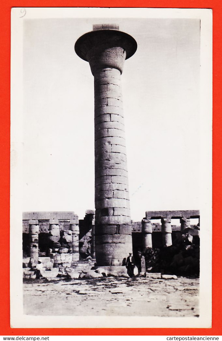 01861 / Rare KARNAK Egypt One Ten Columns King TAHARAKA LOUXOR Colonne Roi 1960s à SCHOTT Rue Carnot Lure / GADDIS  - Louxor