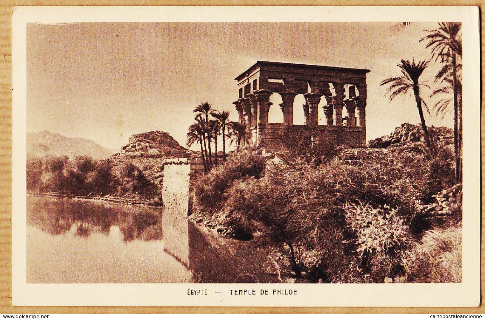 01840 / PHILAE Environs île AGUILKIA Temple De PHILOE Isis Egypt Egypte 1920s BRAUN & Cie  - Altri & Non Classificati