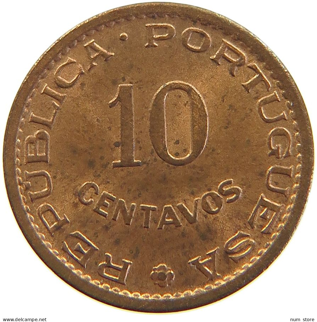 ST. THOMAS PRINCE 10 CENTAVOS 1962 #s105 0619 - Sao Tome And Principe