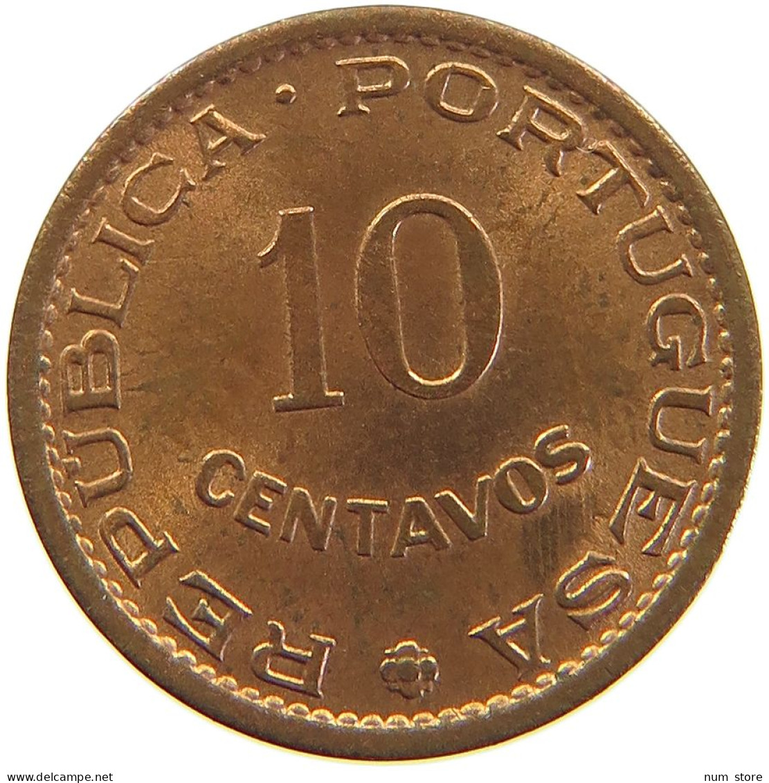 ST. THOMAS PRINCE 10 CENTAVOS 1962 #s105 0617 - Sao Tome And Principe