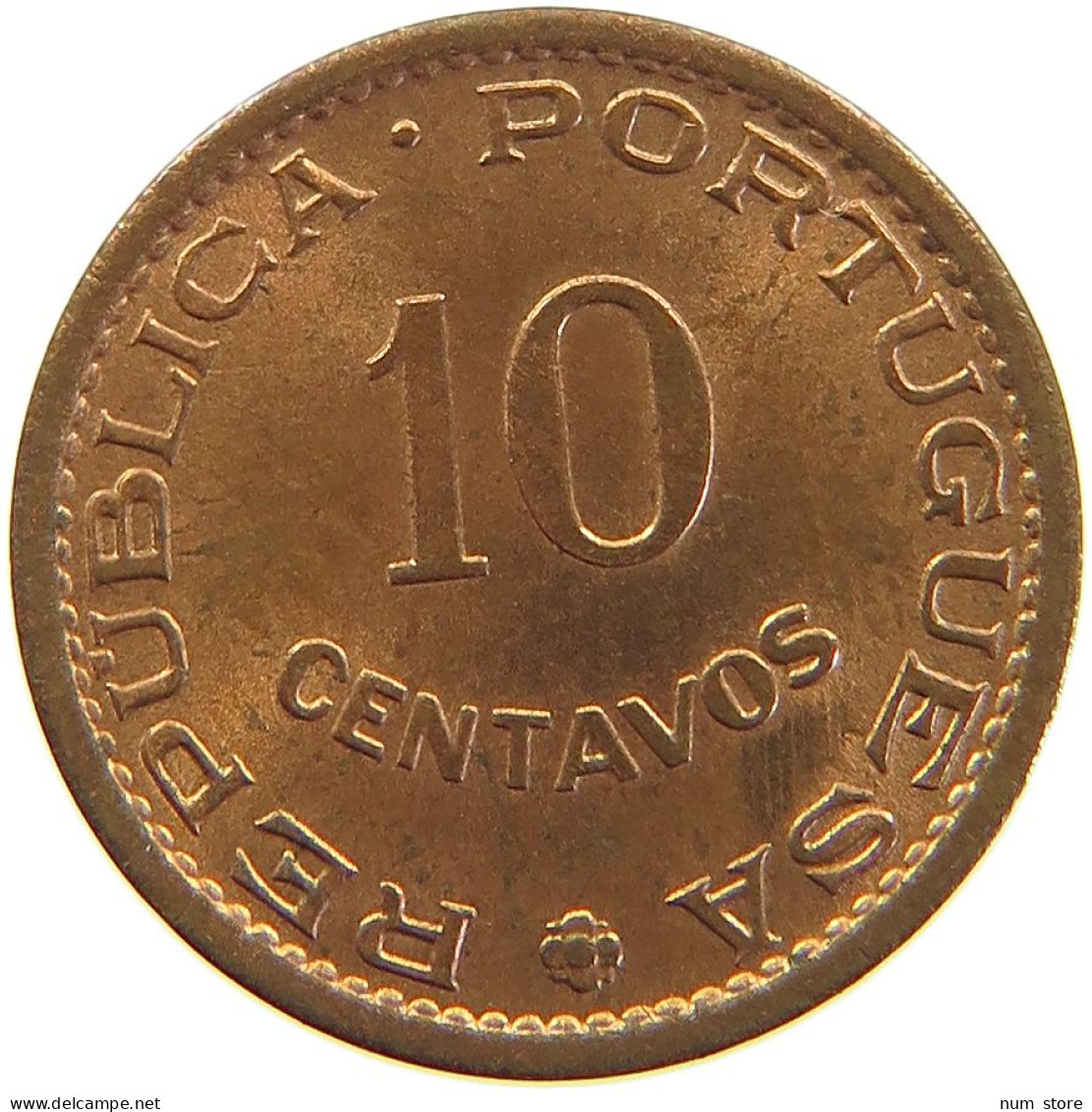 ST. THOMAS PRINCE 10 CENTAVOS 1962 #s105 0617 - Sao Tomé E Principe