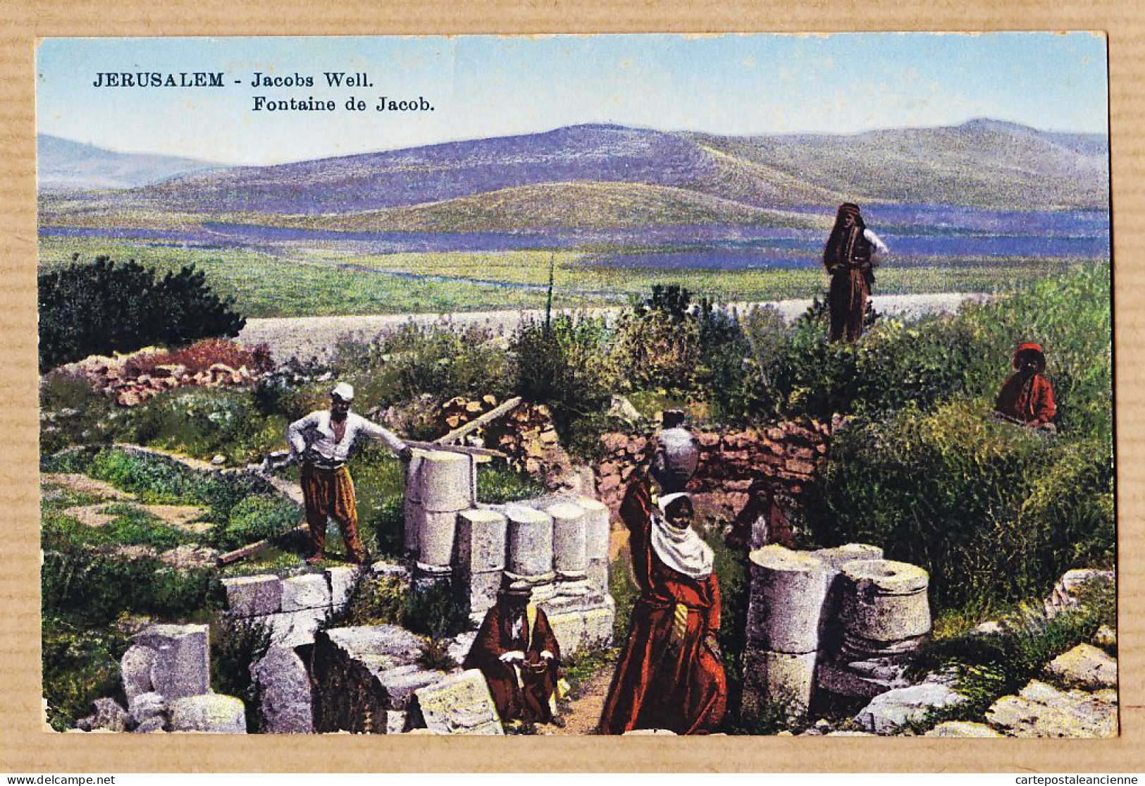 01804 / Yerushaláyim JERUSALEM JACOBS Well Fontaine JACOB 1922 DONNADILLE à SALVAN Frejeville Vielmur SARRAFIAN Beiru - Israel