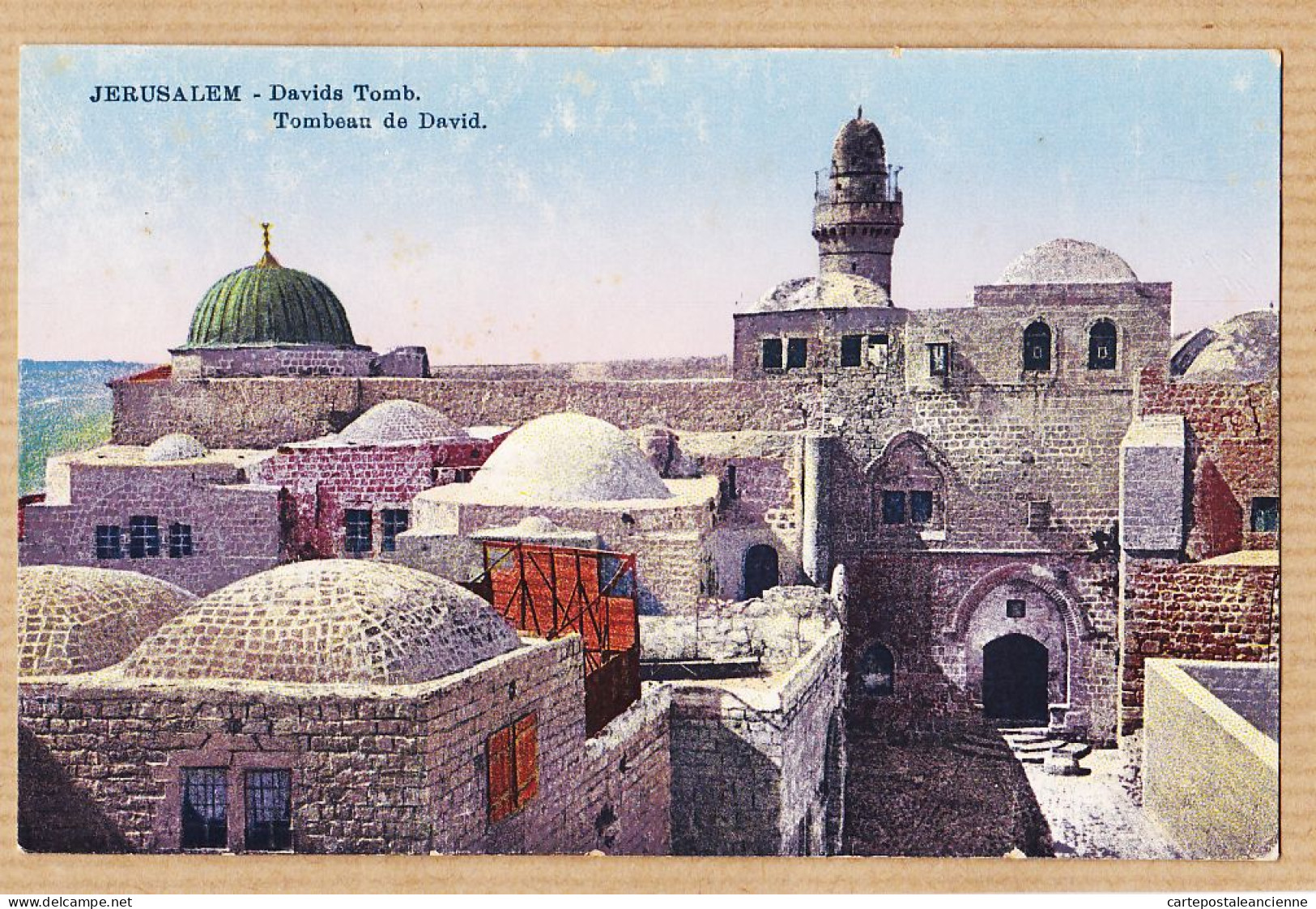 01803 / Yerushaláyim JERUSALEM DAVIDS Tomb Tombeau DAVID 1922 De DONADILLE à SALVAN Frejeville Vielmur SARRAFIAN Beirut - Israel