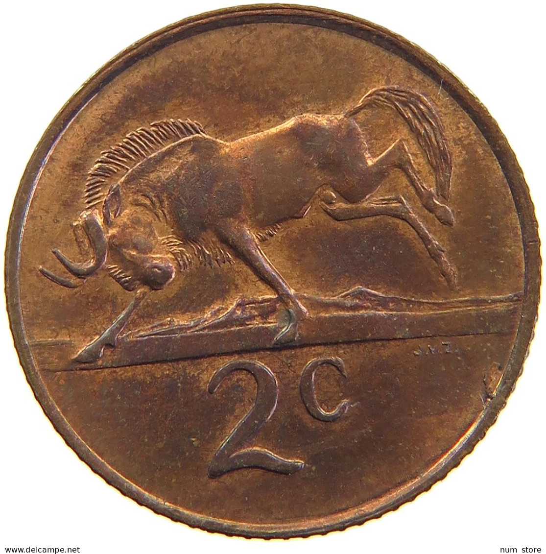 SOUTH AFRICA 2 CENTS 1968 #s105 0241 - Sudáfrica