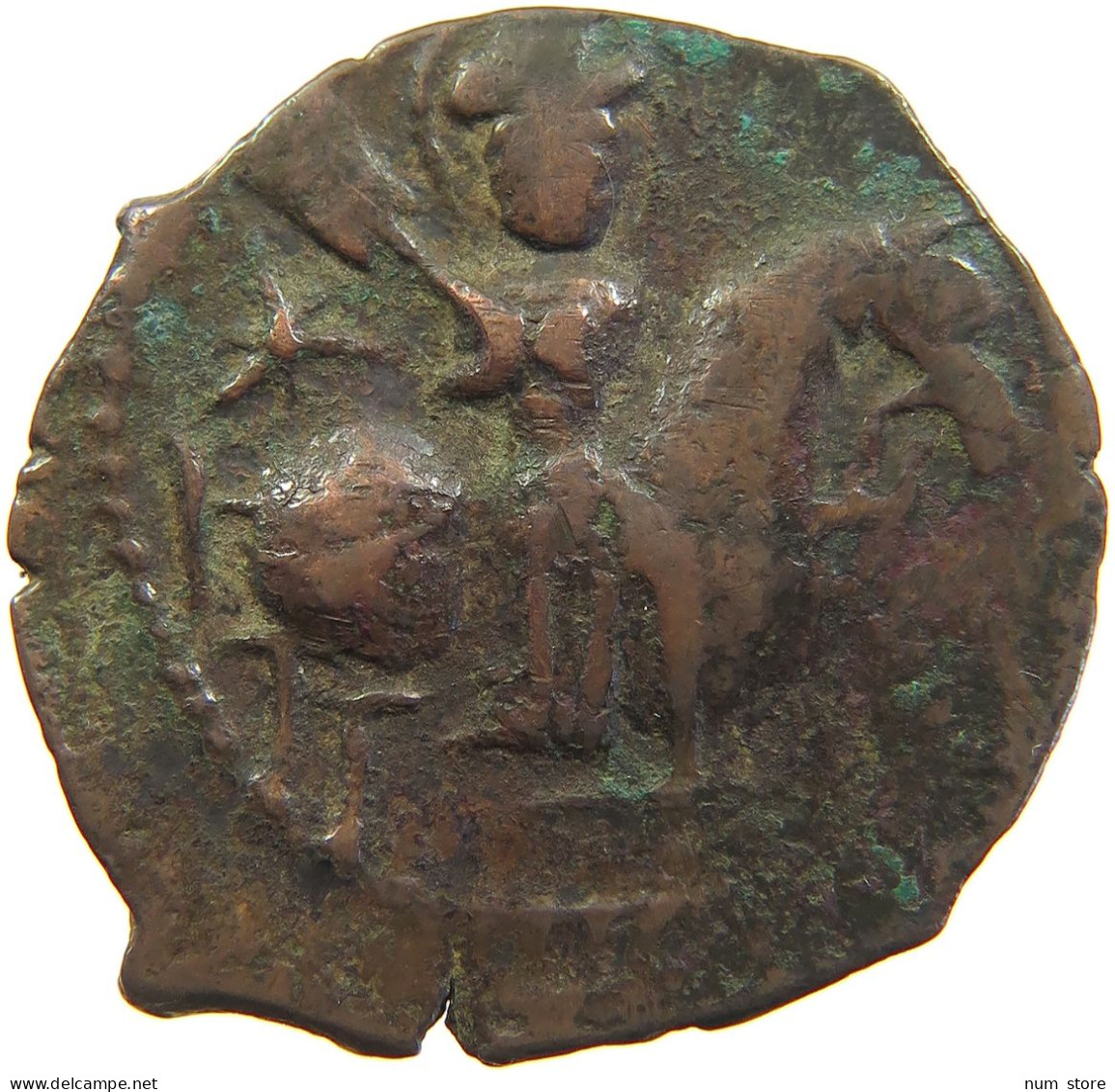 SELJUKS OF RUM AE DIRHAM Rukn Al-Din Sulayman II, As Malik, 1193-1196 AD / 589-592 AH. #t034 0149 - Islamiques