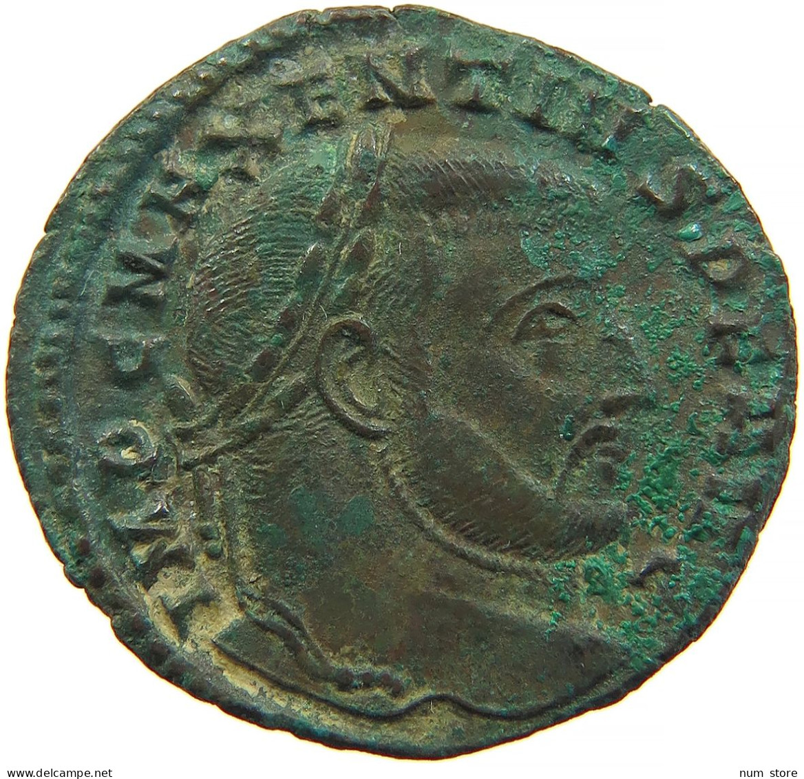 ROME EMPIRE FOLLIS MAXENTIUS 306-312 AQUILEA CONSERVATORES VRB SVAE #t033 0417 - The Christian Empire (307 AD To 363 AD)