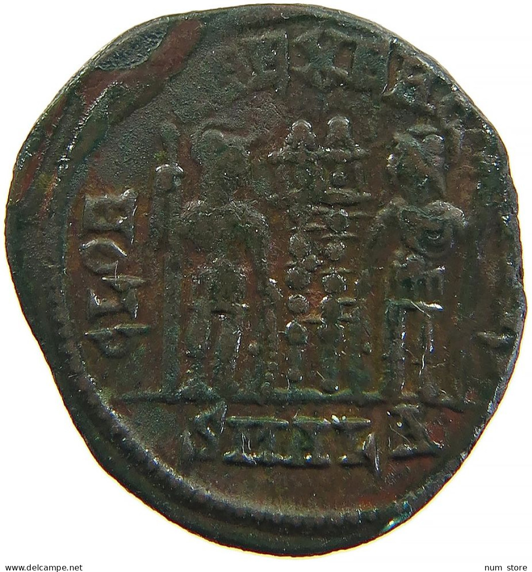 ROME EMPIRE FOLLIS Constantius II., 324-361 GLORIA EXERCITVS #t033 0593 - Der Christlischen Kaiser (307 / 363)