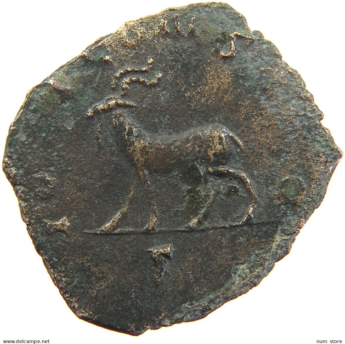 ROME EMPIRE ANTONINIANUS Gallienus, 253-268 Antelope DIANAE CONS AVG #t033 0587 - The Military Crisis (235 AD To 284 AD)