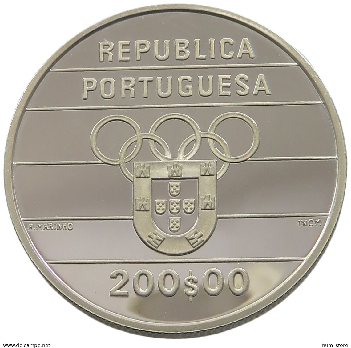 PORTUGAL 200 ESCUDOS 1992 PROOF #sm14 1001 - Portugal