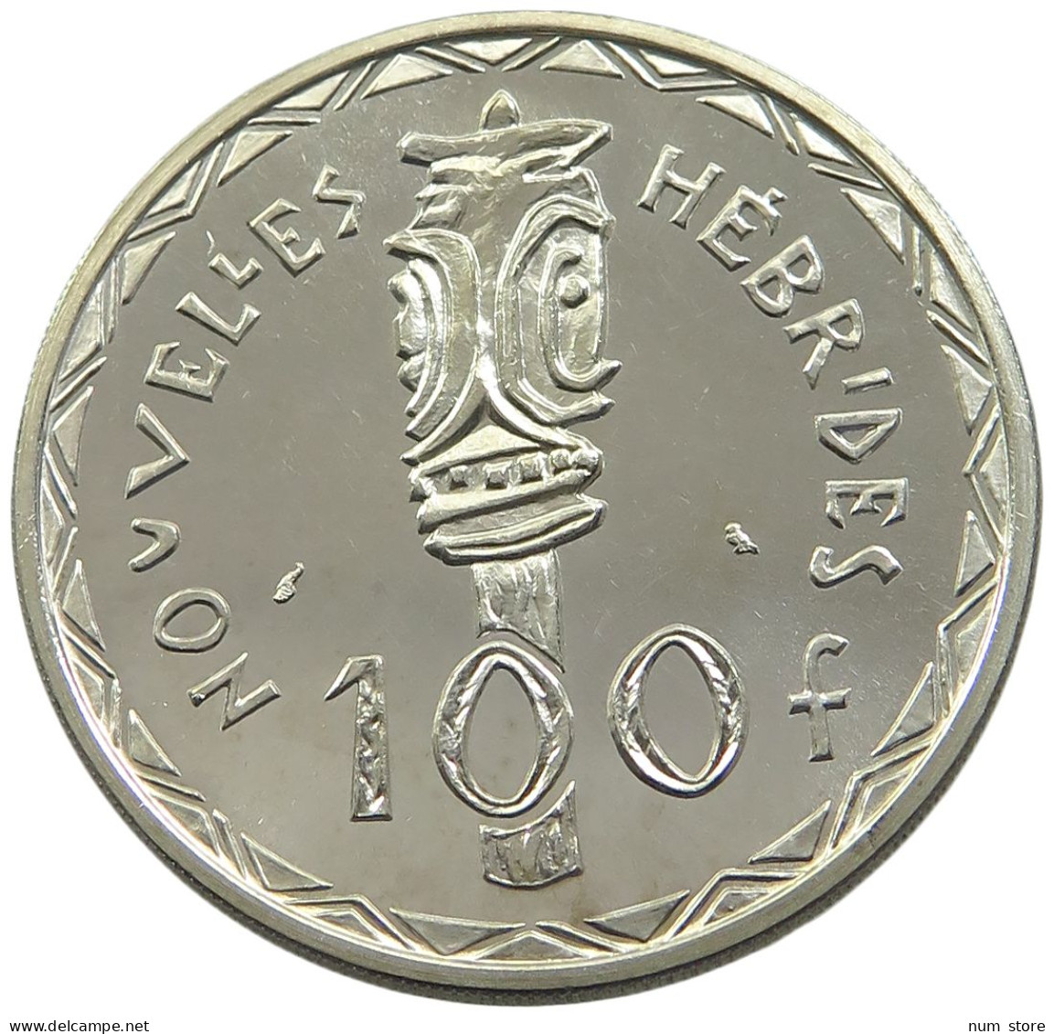 NEW HEBRIDES 100 FRANCS 1966 #sm14 1085 - Nouvelles-Hébrides