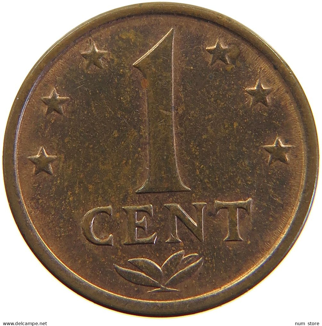 NETHERLANDS ANTILLES 1 CENT 1973 #s105 0421 - 1948-1980: Juliana