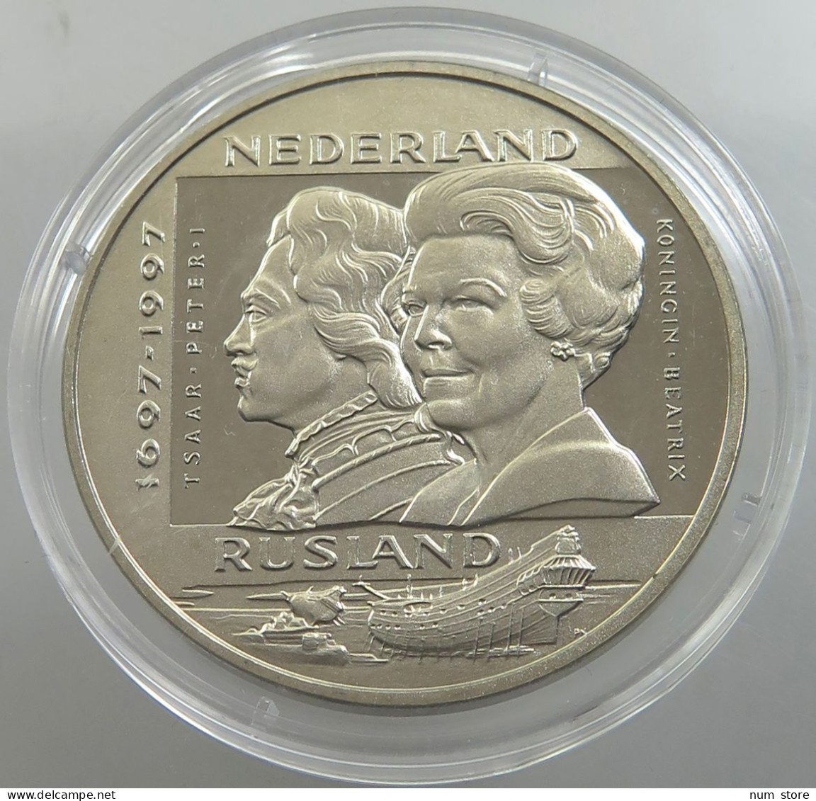 NETHERLANDS 10 ECU 1997 UNC #sm14 0093 - 1980-2001 : Beatrix