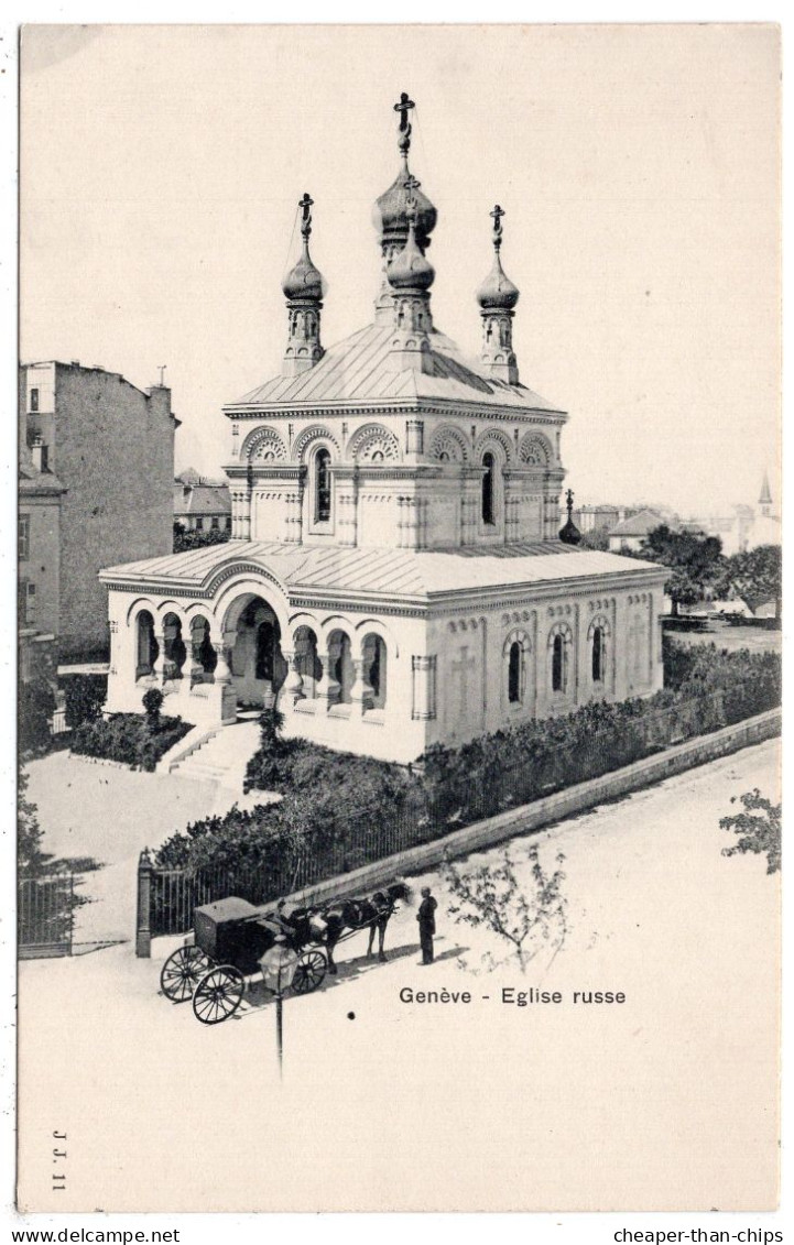 GENEVE - Eglise Russe - J.J. 11 - Precurseur - Undivided Back - Genève