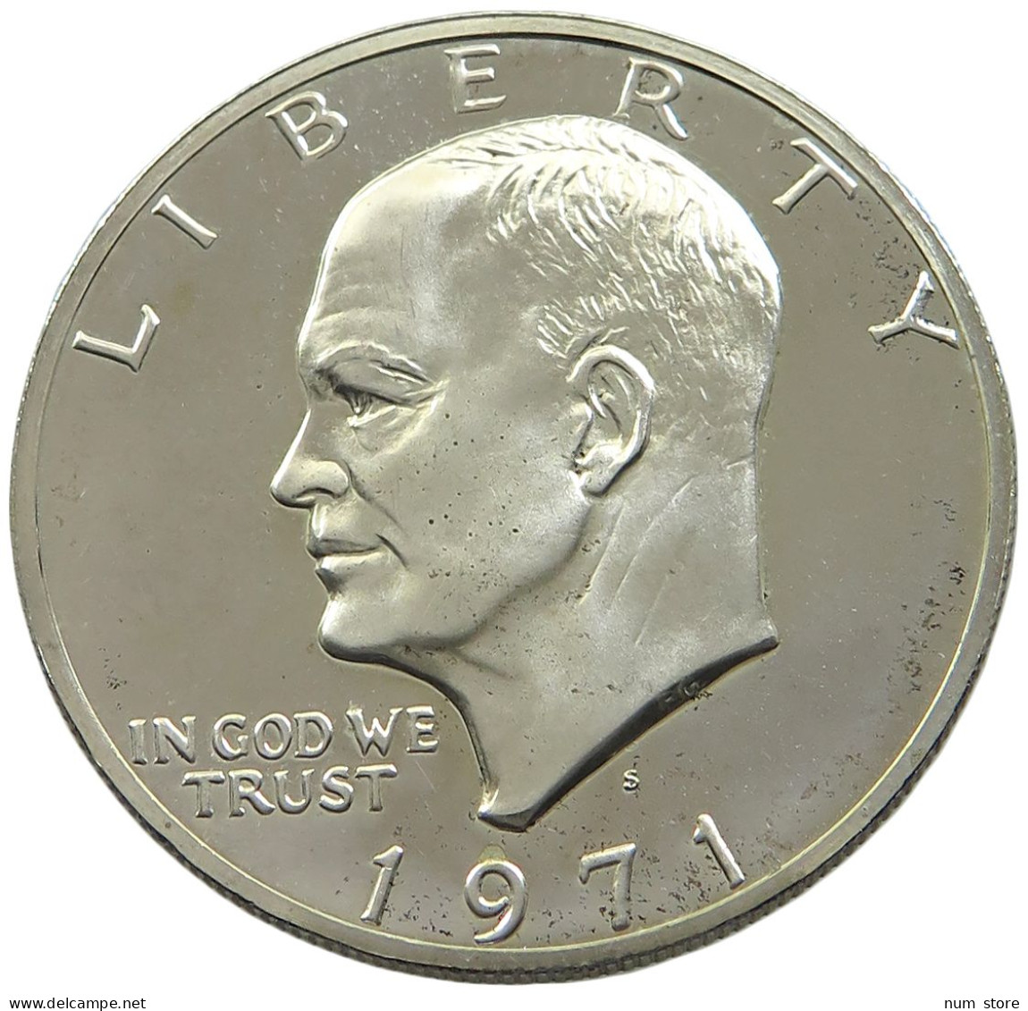 UNITED STATES OF AMERICA DOLLAR 1971 S EISENHOWER SILVER PROOF #sm14 0859 - 1971-1978: Eisenhower