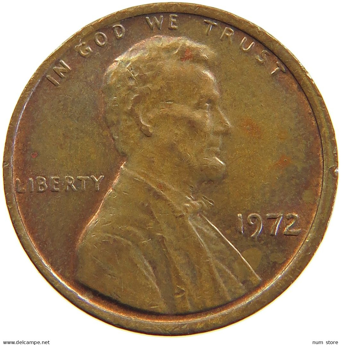 UNITED STATES OF AMERICA CENT 1972 LINCOLN #s105 0379 - 1959-…: Lincoln, Memorial Reverse