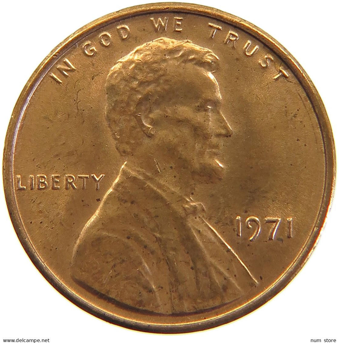 UNITED STATES OF AMERICA CENT 1971 LINCOLN #s105 0381 - 1959-…: Lincoln, Memorial Reverse