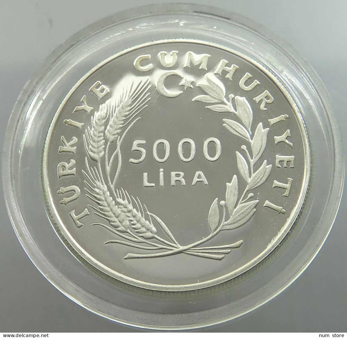 TURKEY 5000 LIRA 1984 PROOF #sm14 0003 - Türkei