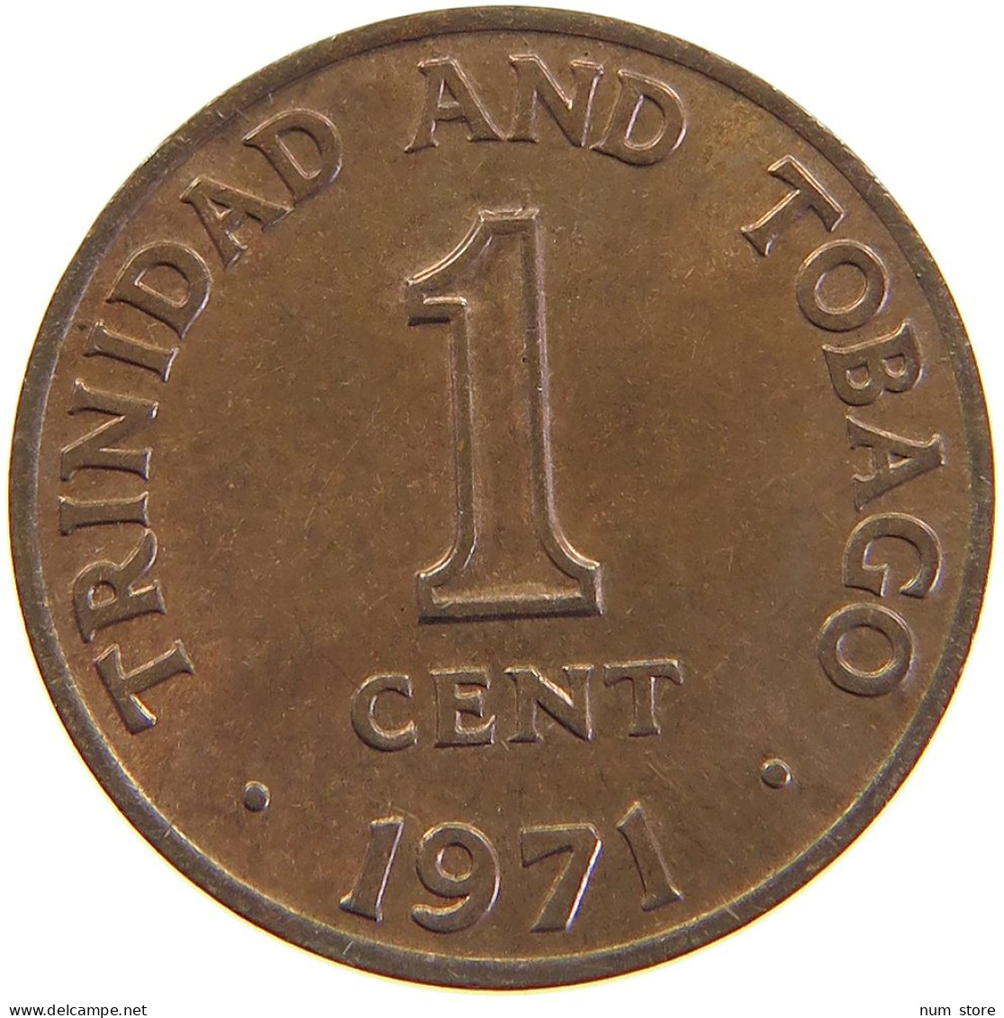 TRINIDAD AND TOBAGO CENT 1971 #s105 0411 - Trindad & Tobago