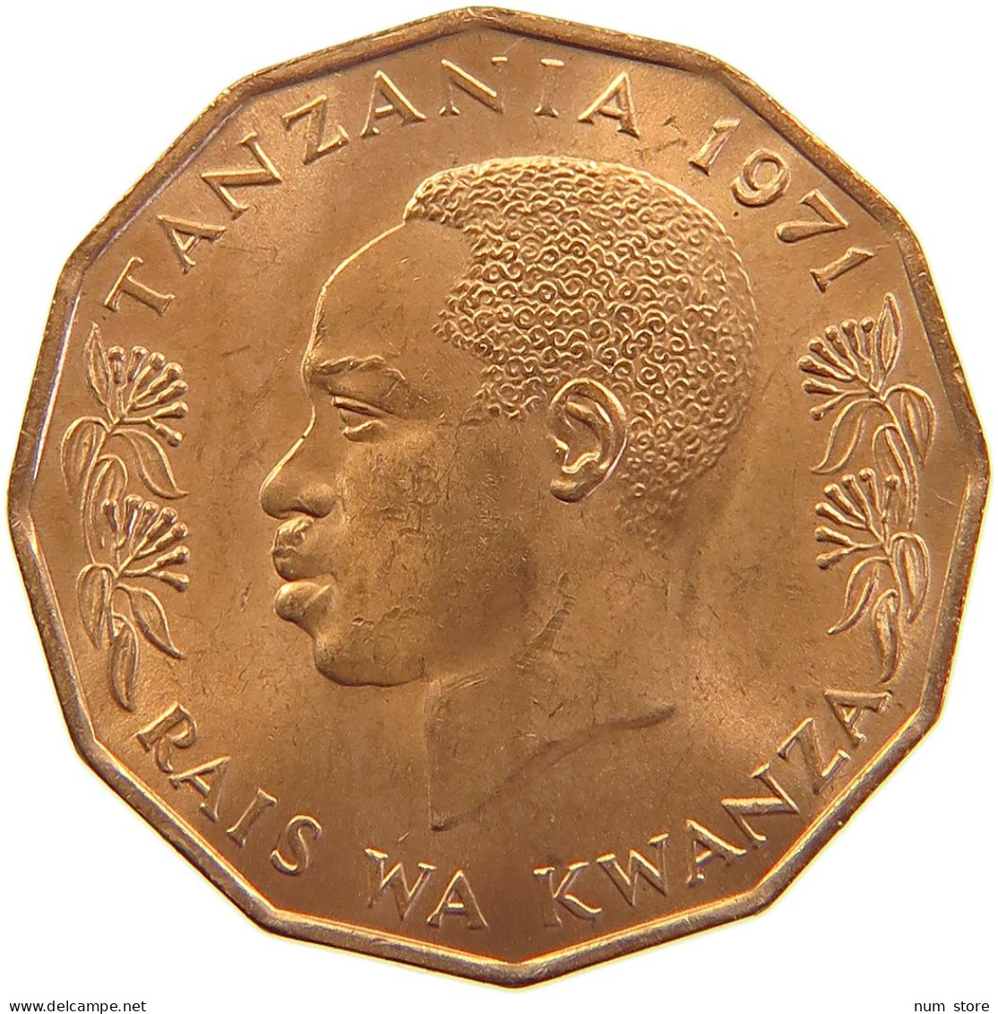 TANZANIA 5 SENTI 1971 #s105 0231 - Tansania