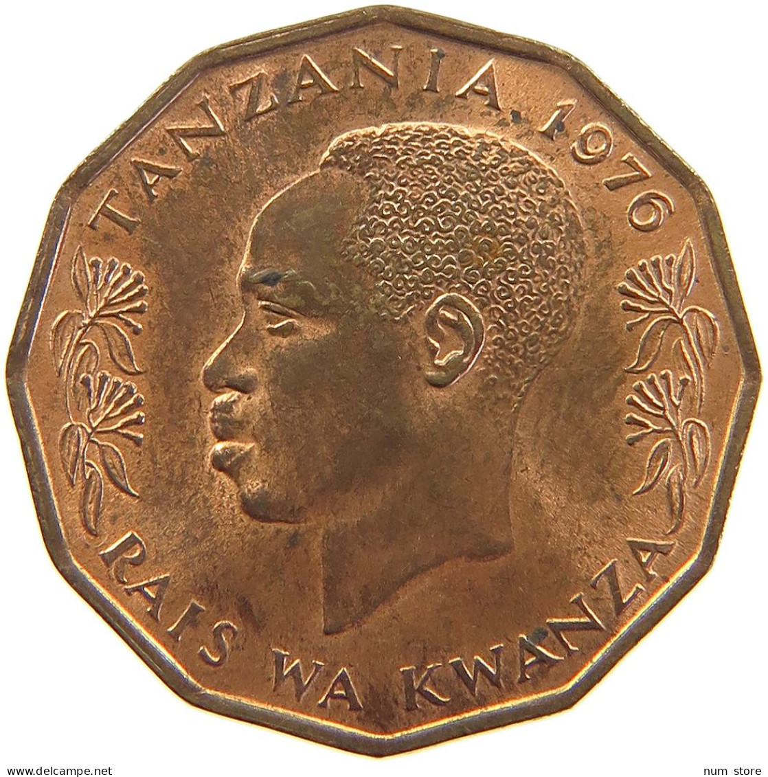 TANZANIA 5 SENTI 1976 #s105 0235 - Tanzanía