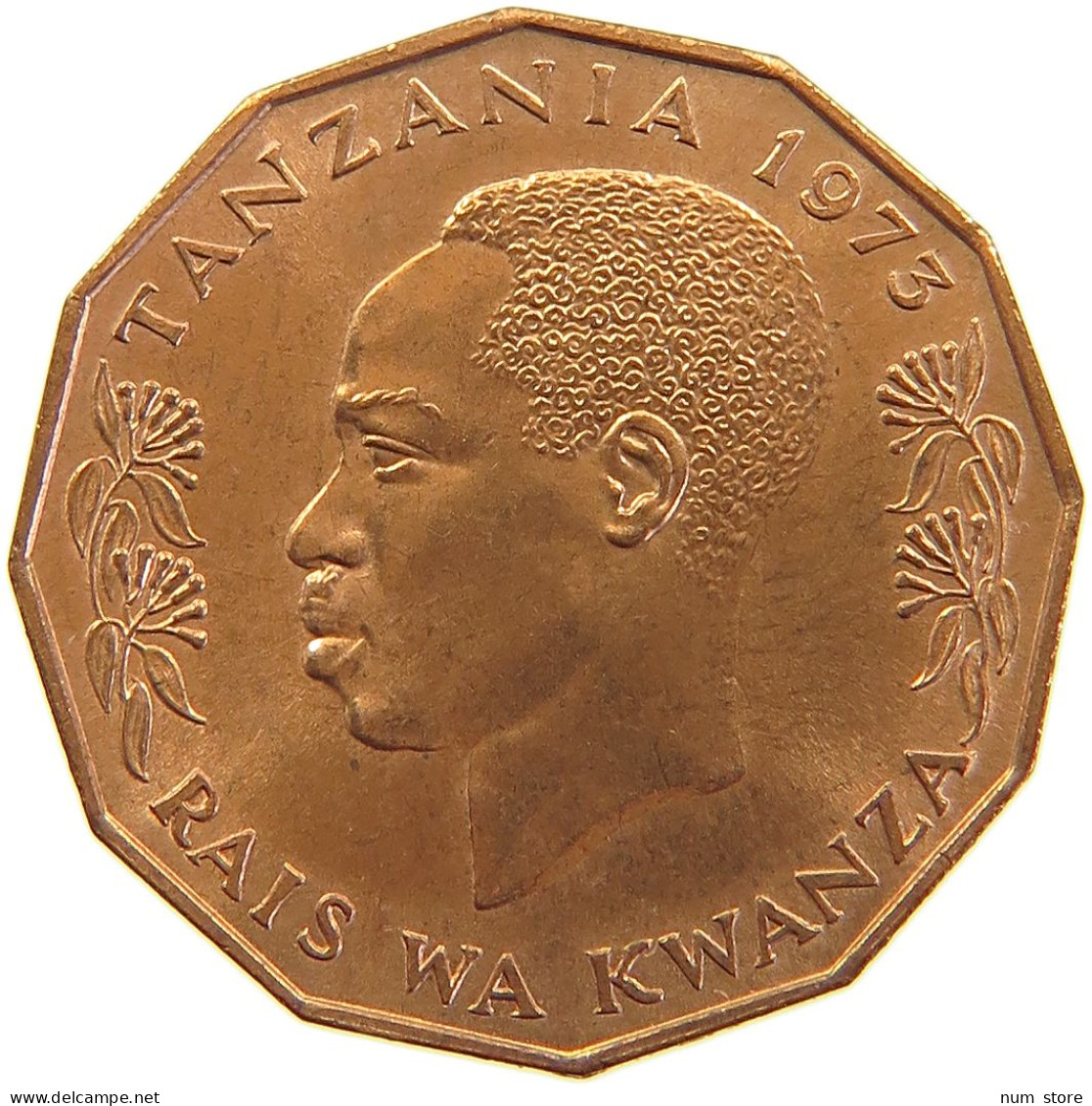 TANZANIA 5 SENTI 1973 #s105 0237 - Tansania