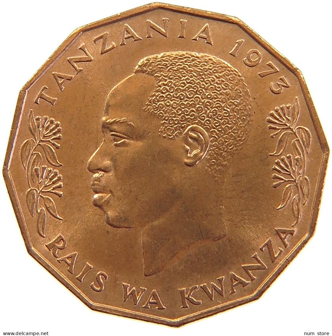 TANZANIA 5 SENTI 1973 #s105 0237 - Tanzanía