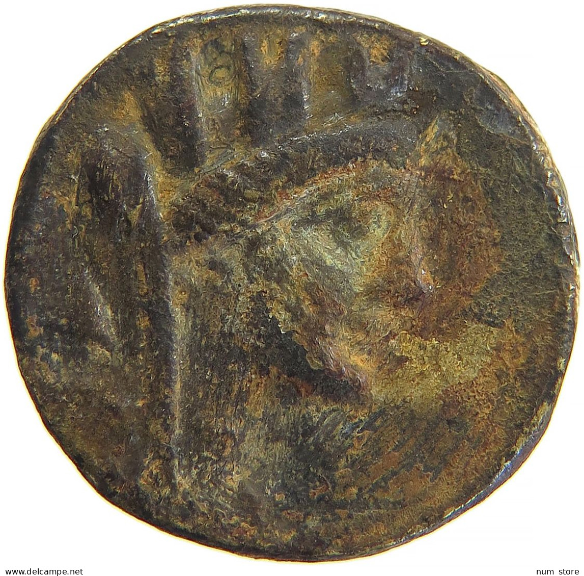 SYRIA ANCIENT SELEUKEIA PIERIA TYCHE PERIOD RESTRIKE AE24 10.8G #t034 0001 - Griechische Münzen