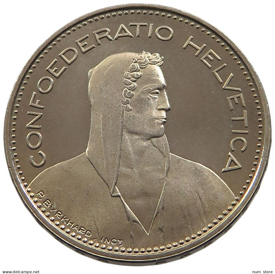 SWITZERLAND 5 FRANCS 1983 PROOF #sm14 0993 - 5 Francs