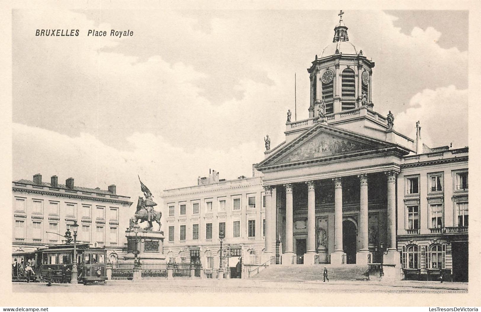 BELGIQUE - Bruxelles - Vue Sur La Place Royale - Carte Postale Ancienne - Places, Squares