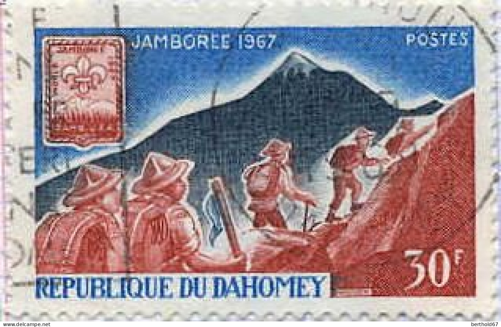 Bénin Dahomey Poste Obl Yv: 259 Mi:321 Jamboree Idaho (Beau Cachet Rond) - Bénin – Dahomey (1960-...)