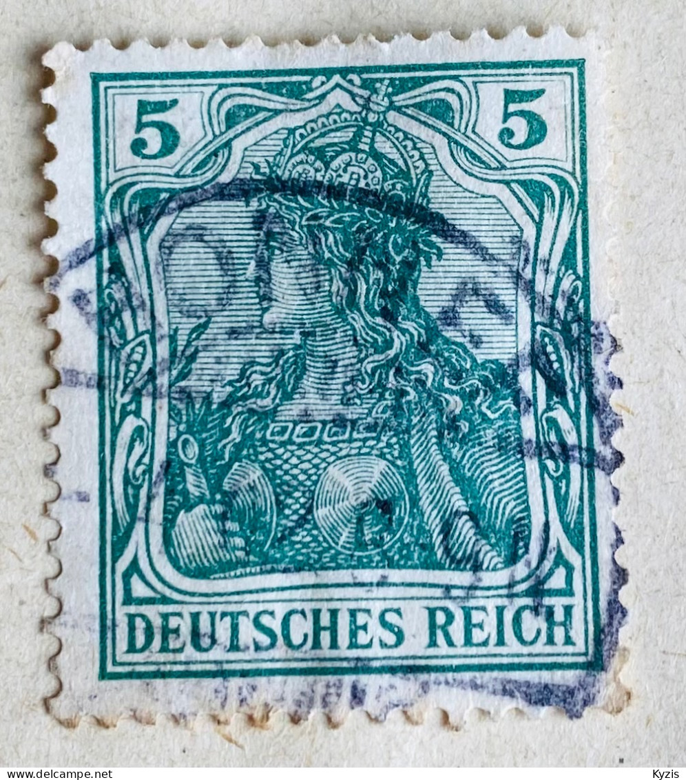 ALLEMAGNE - Deutsches Reich (EMPIRE) 5 Pfennigs Mi. N° 70 B - OBLITÉRATION « BAD HONEFF » - Usati