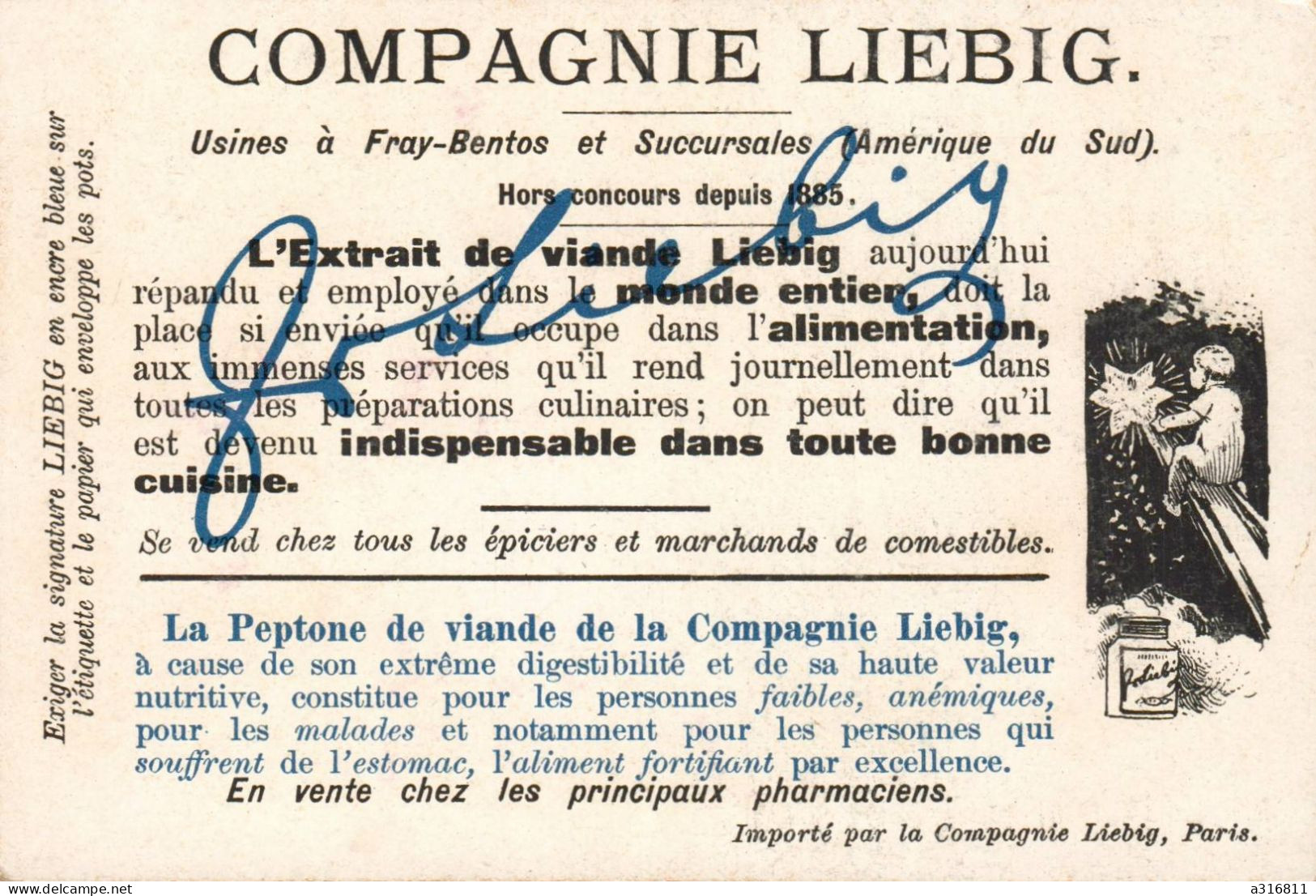 Liebig Effets Lumineux Comète - Liebig