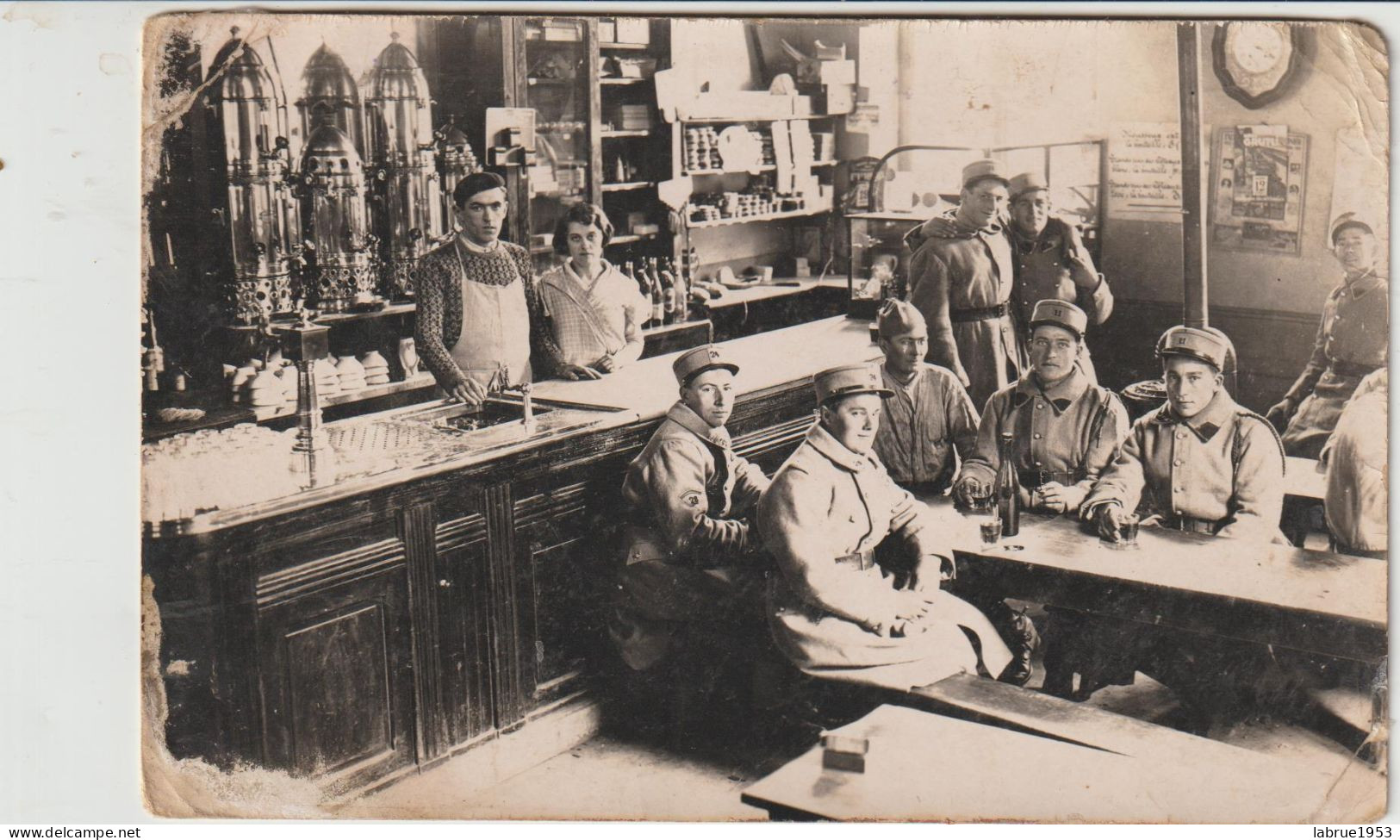 Nancy -La Cantine -Bénéteau - Militaires  Carte Photo - (G.2711) - La Courtine