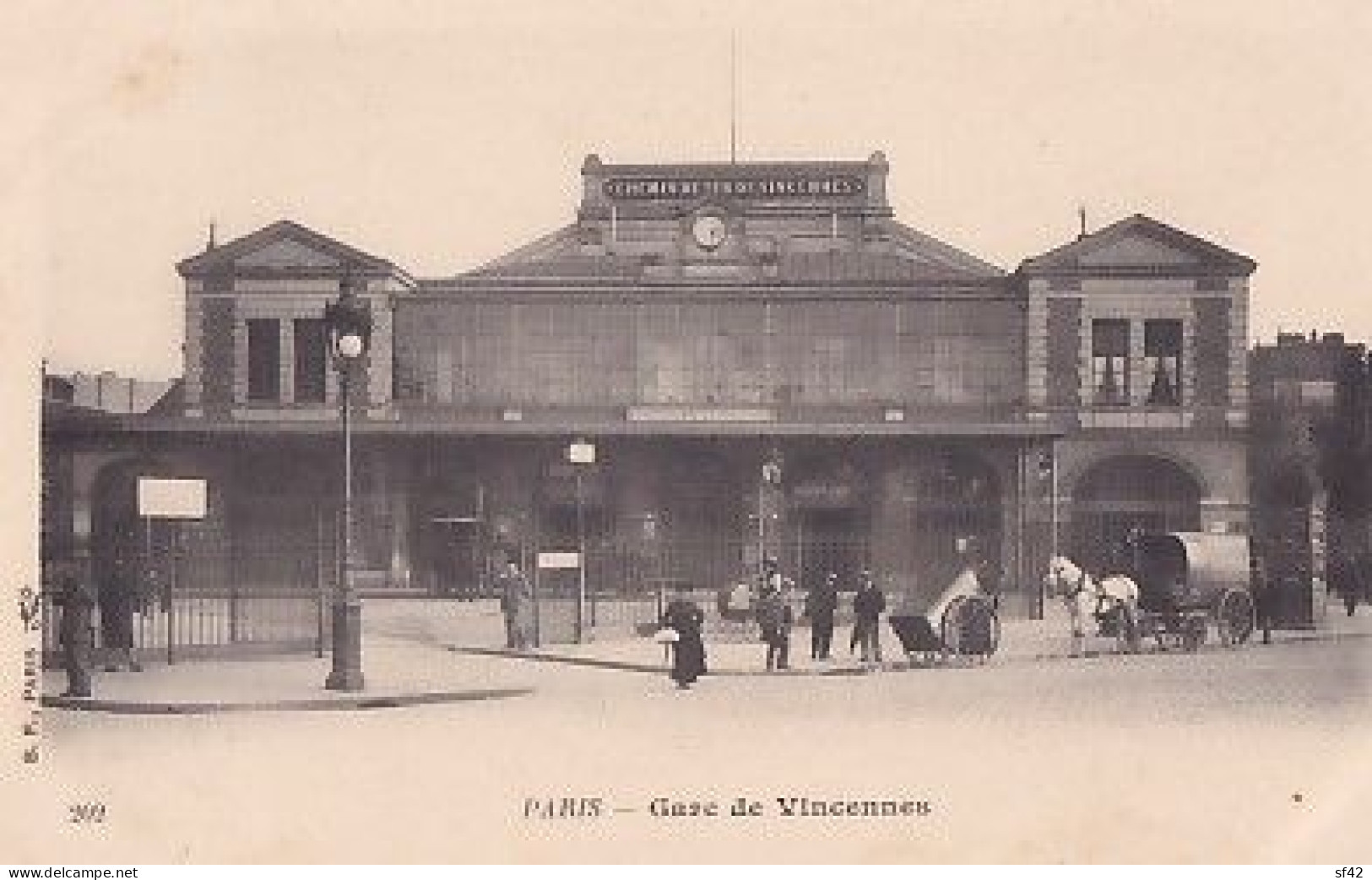 PARIS           GARE  DE VINCENNES              PRECURSEUR - Nahverkehr, Oberirdisch