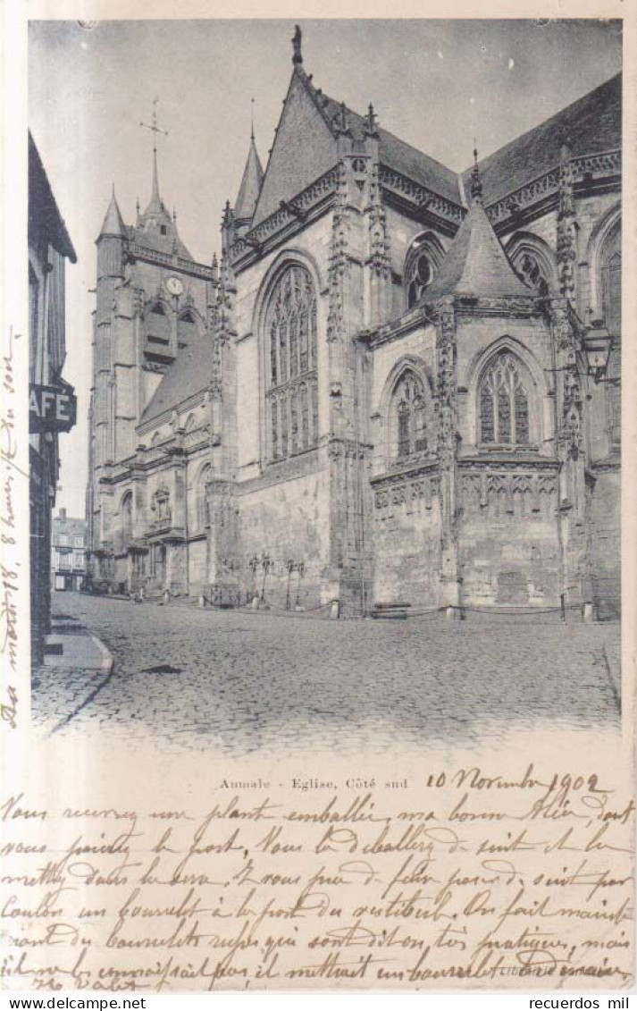 Aumale Eglise Cote Sud 1902 - Aumale
