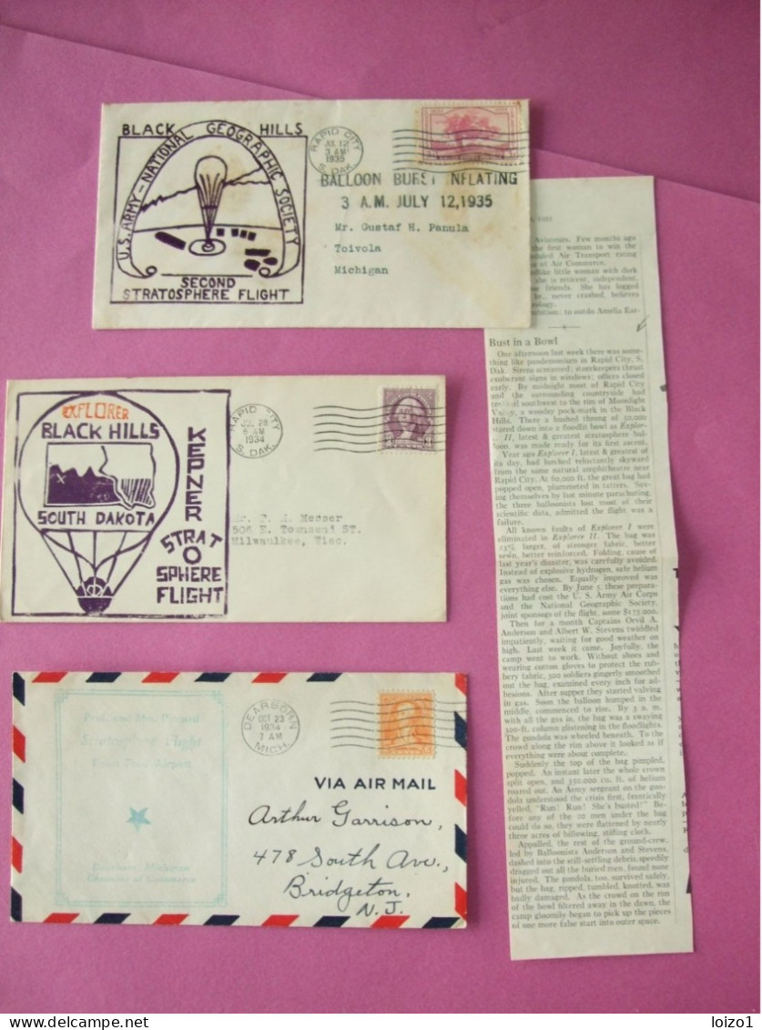 Aérostation 1934-1935 - Used Stamps
