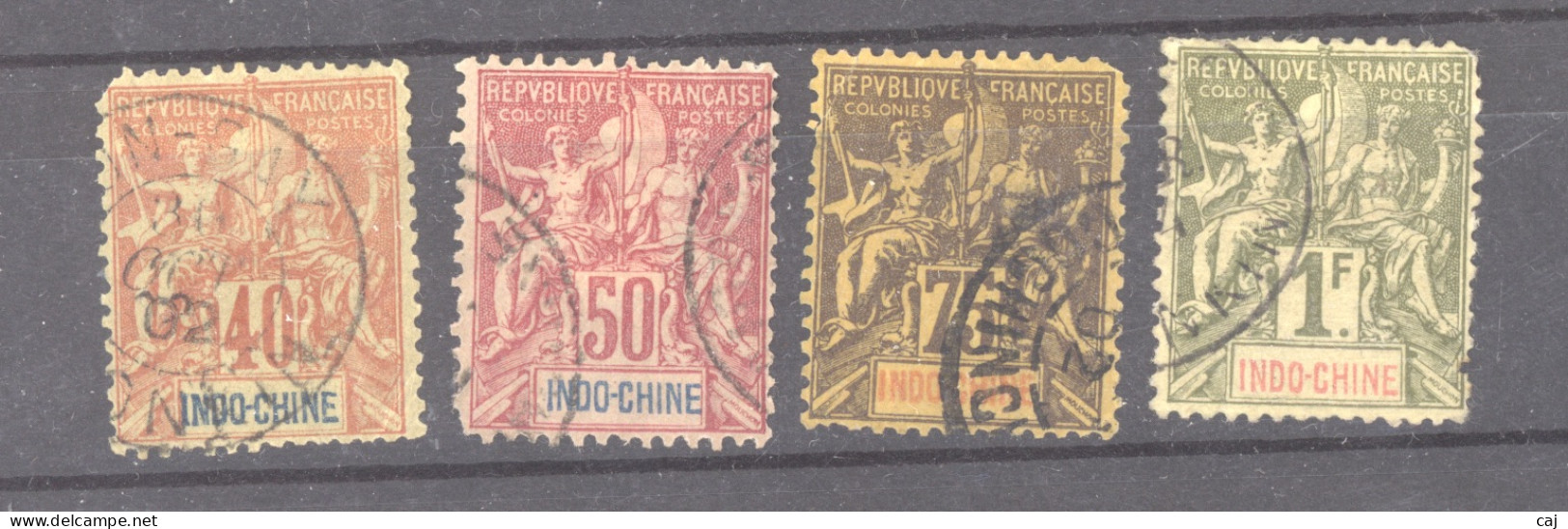 Indochine   :  Yv  12-15  (o) - Used Stamps