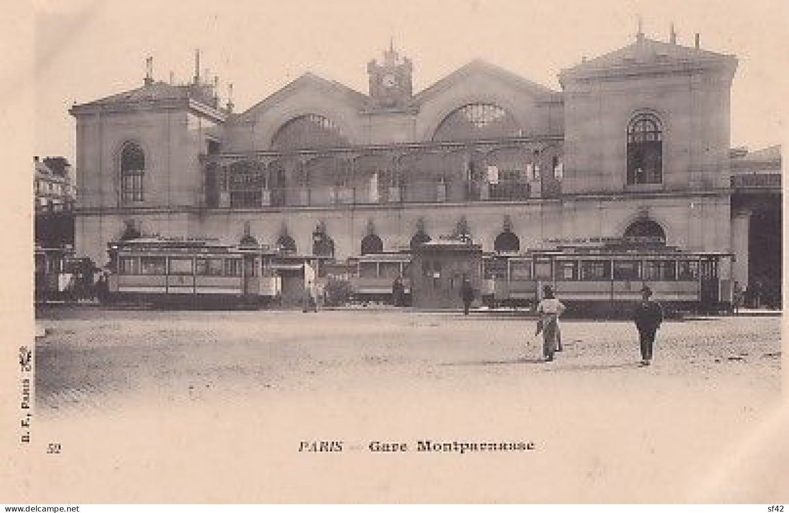 PARIS           GARE   MONTPARNASSE       LES TRAMWAY        PRECURSEUR - Public Transport (surface)