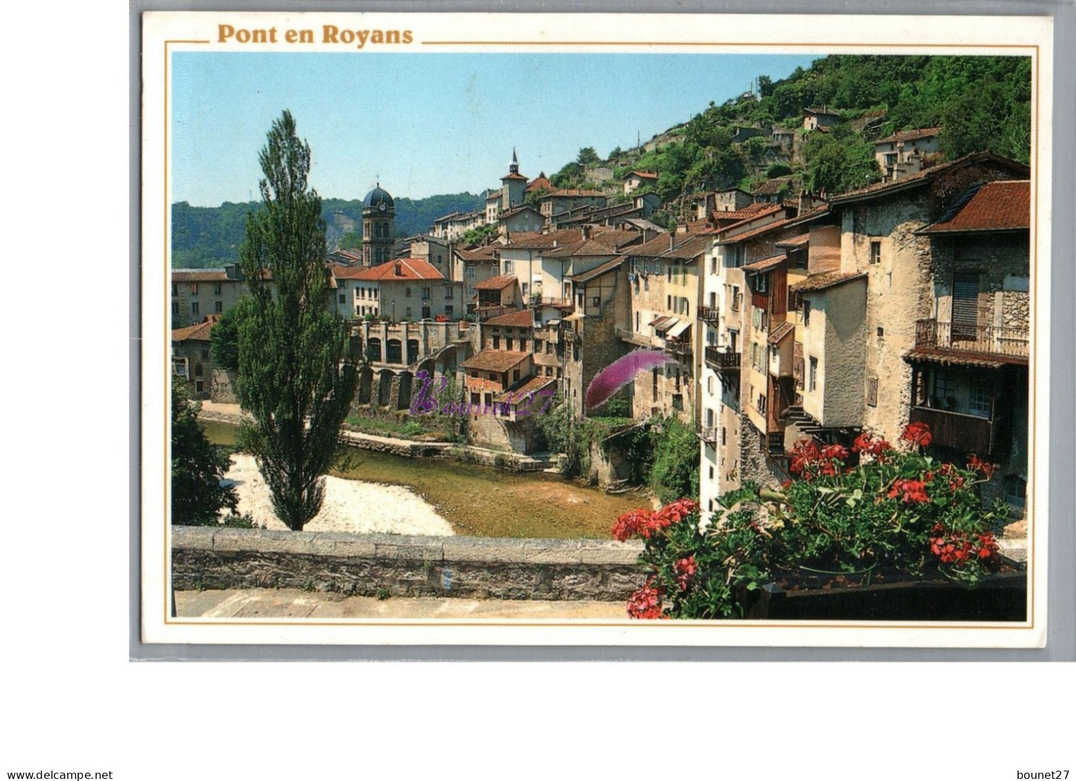 PONT EN ROYANS 38 - Vue Générale Sur La Ville Village - Pont-en-Royans