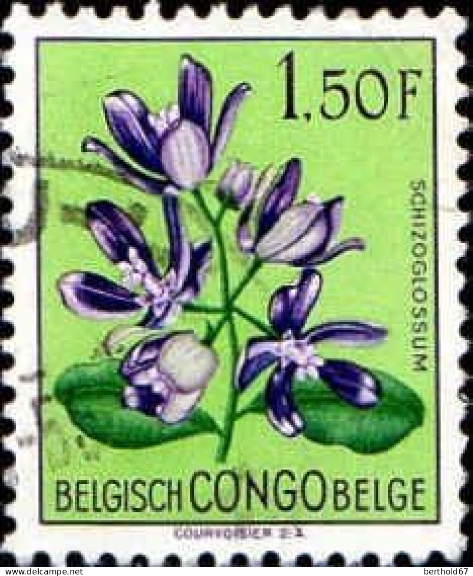 Congo Belge Poste Obl Yv:312 Mi:305 Schizoglossum (Beau Cachet Rond) - Usados