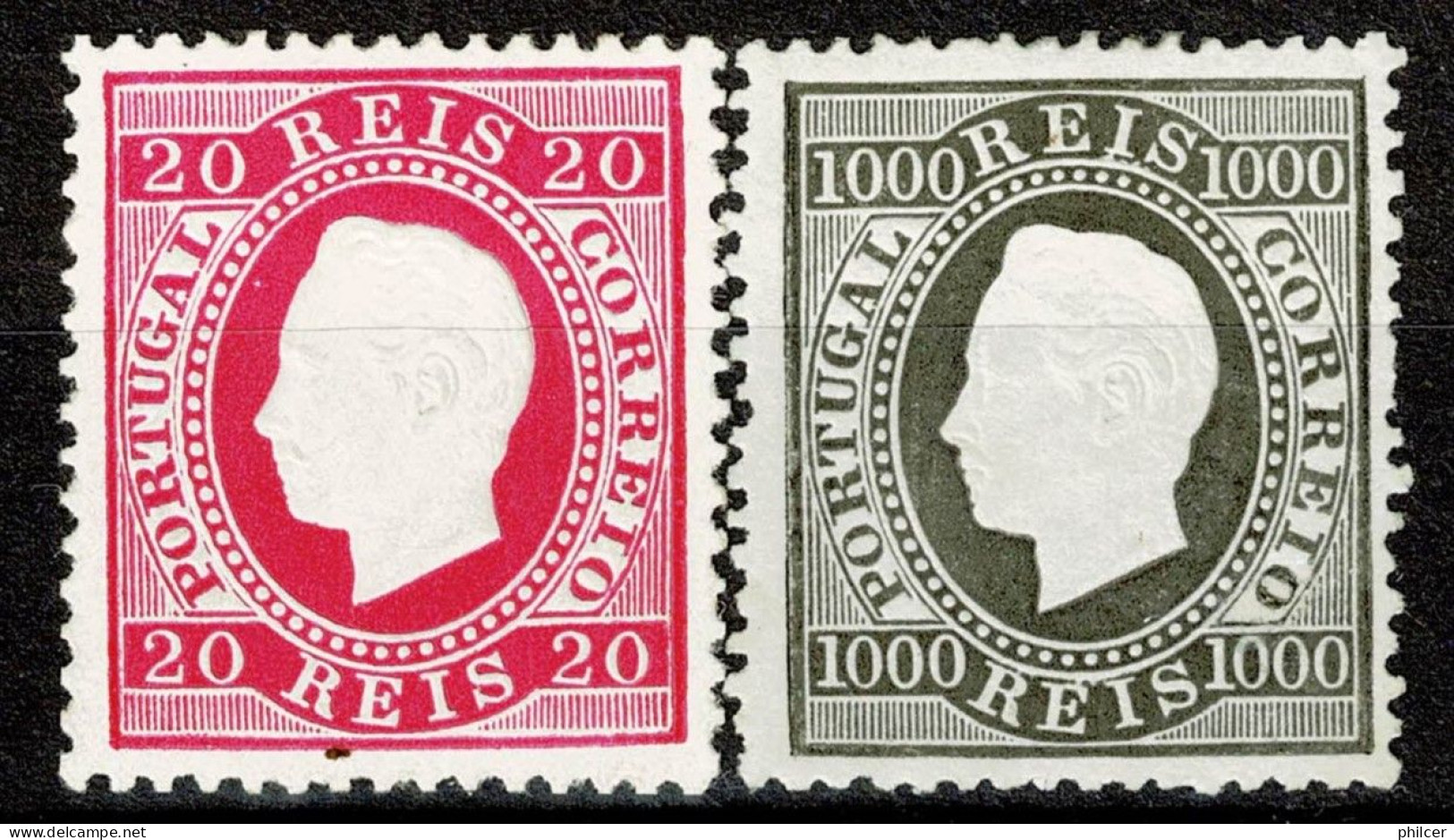 Portugal, 1884, # 66/7, MH - Neufs