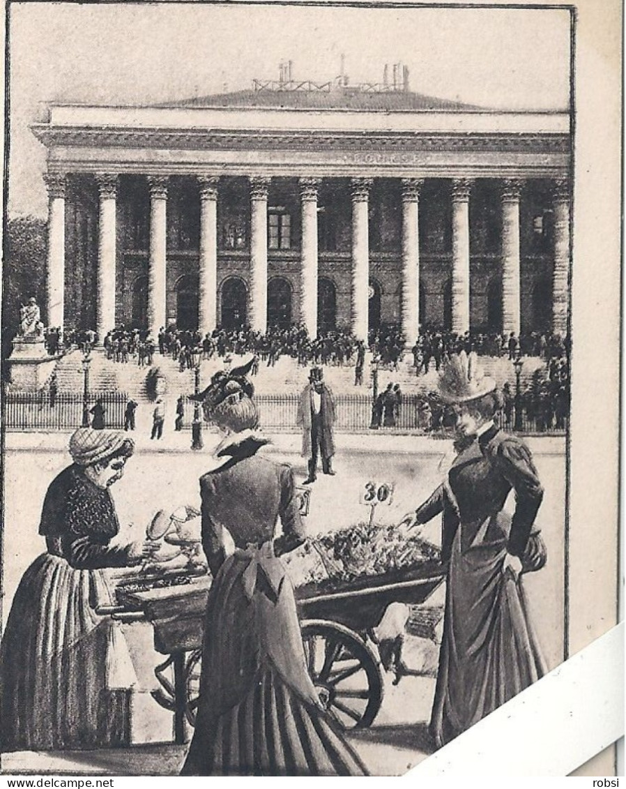 75 Paris, Les Petits Métiers,  Illustrateur Frédillo, La Marchande Des Quatre Saisons Et La Bourse, D5109 - Ambachten In Parijs