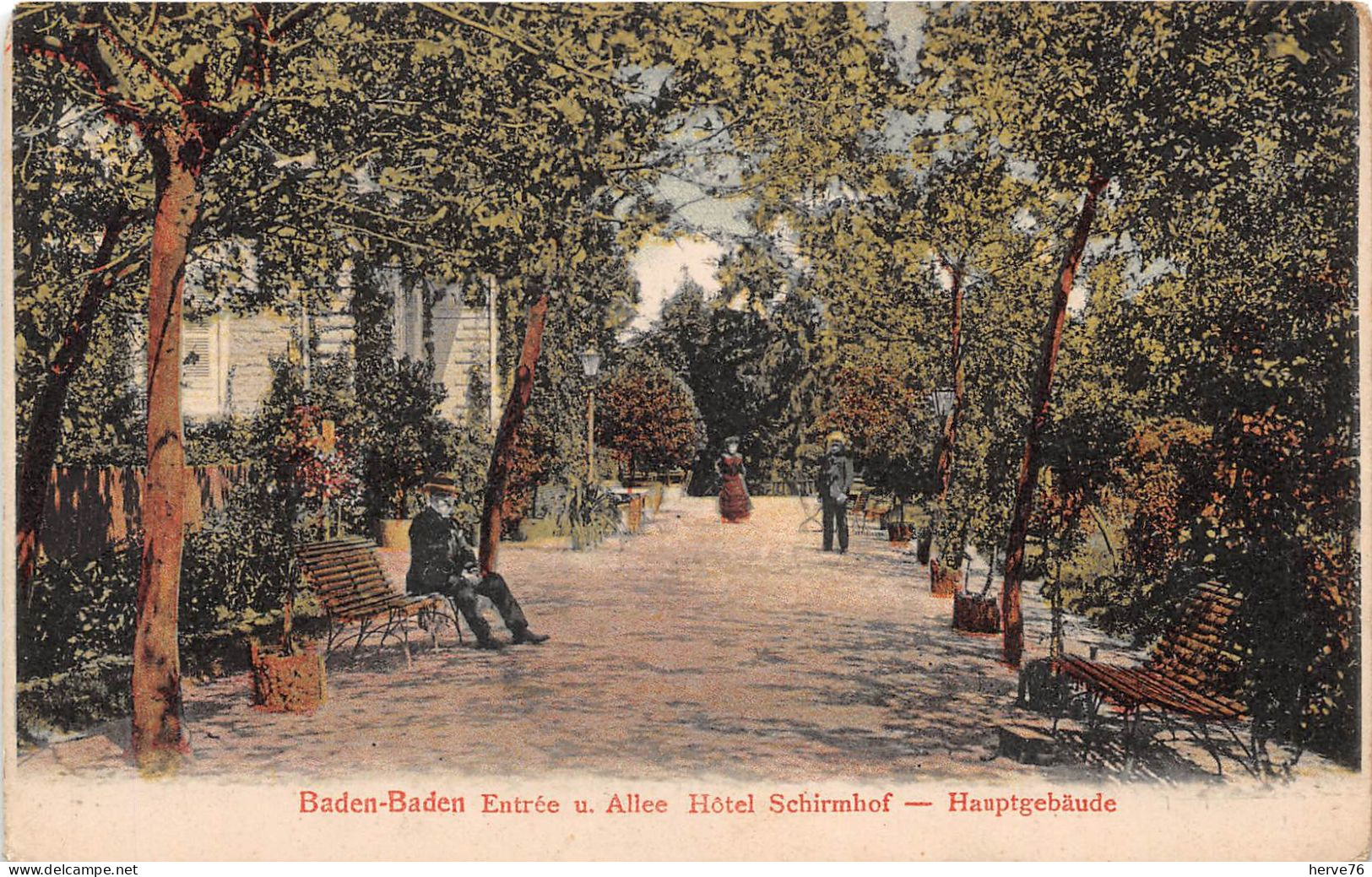 ALLEMAGNE - BADEN-BADEN - Hôtel Schirmhof  -  Entrée Et Allée - Baden-Baden