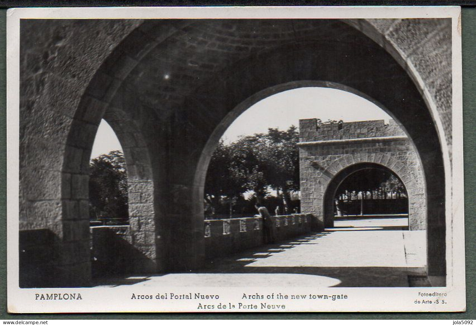 ESPAGNE - PAMPLONA / PAMPLUNE - Arcos Del Portal Nuevo - Navarra (Pamplona)