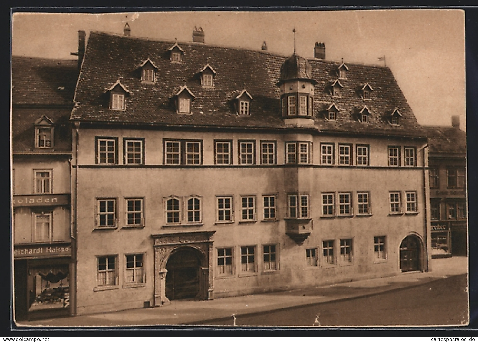 AK Erfurt, Anger, Lucius-Haus Mit Strasse  - Erfurt