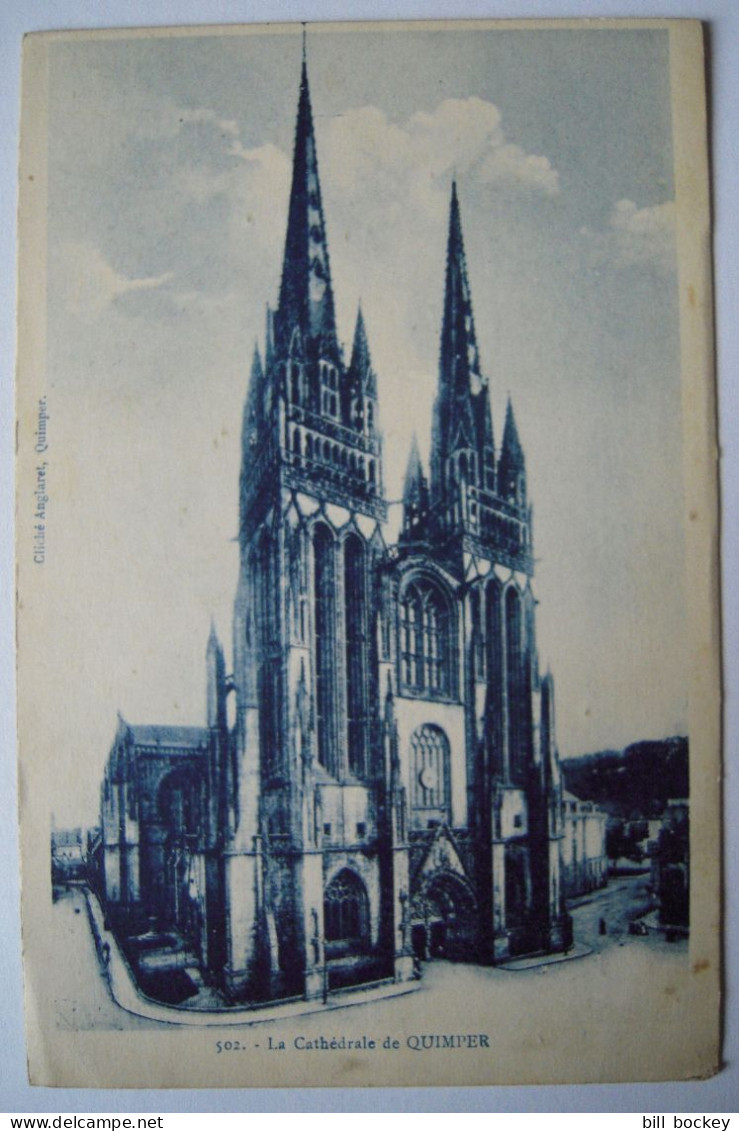 CPA Circa 1920 - Vue De La Cathédrale De Quimper Et Environs  - Non écrite - BE - Quimper