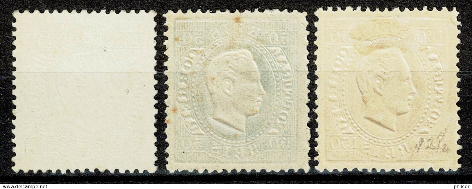 Portugal, 1879/80, # 49/51, MH - Unused Stamps