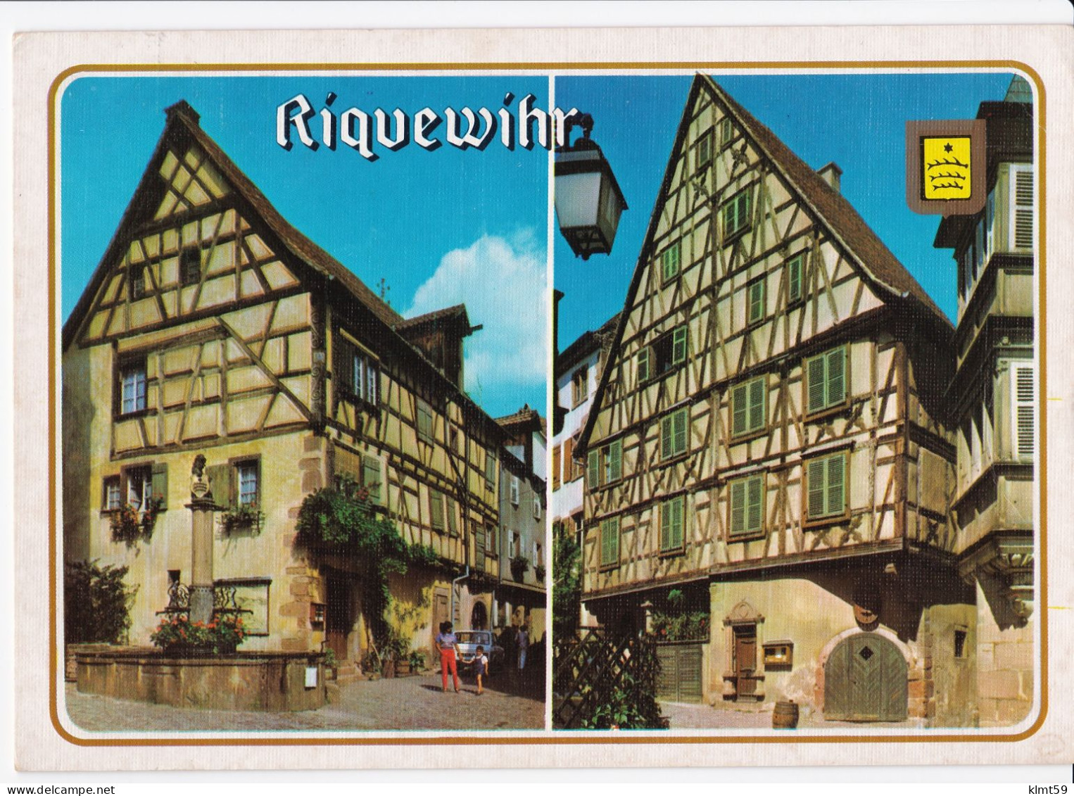 Riquewihr - Fontaine Sinnbrunnen Et Rue Des Juifs - Maison Jung Selig - Riquewihr